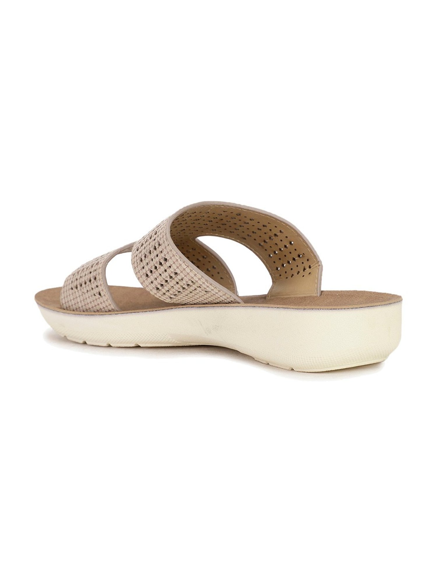 Bata Women's Beige Casual Sandals