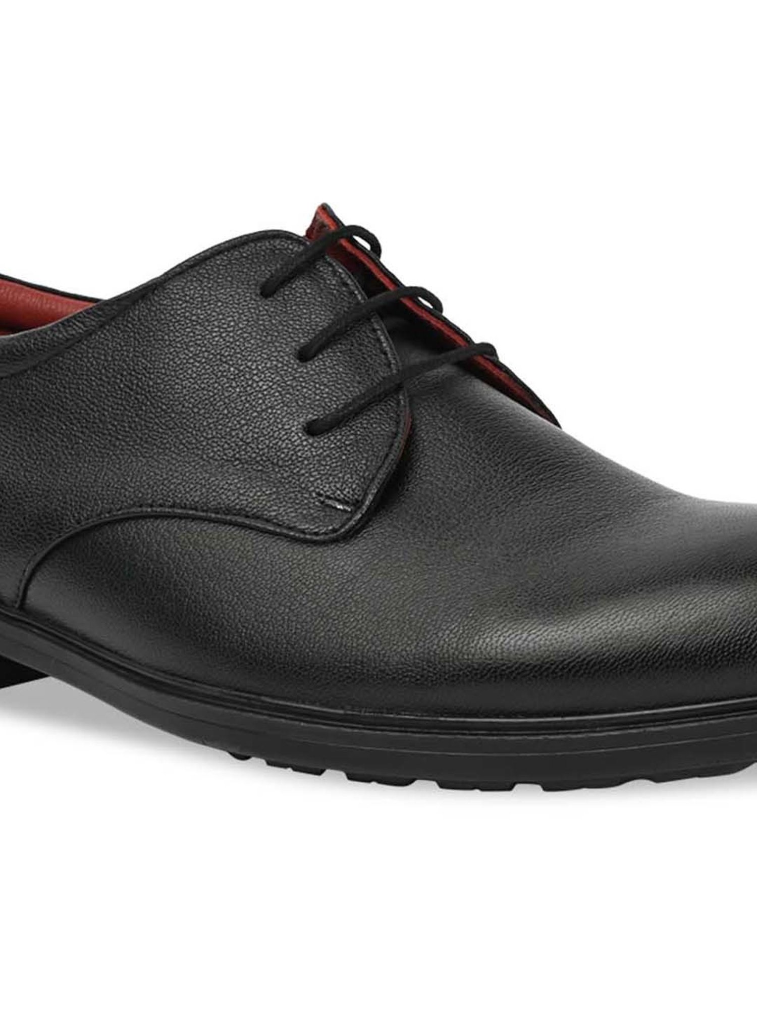 Regal Men's Black Derby Shoes