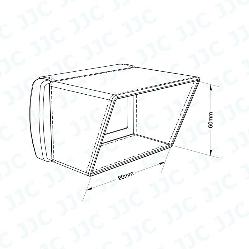 Camcorder 35quot LCD Screen Hood for Sony FDRAX700 AX100 PXWX70 Z150 Z90V FS7 Z280 HXRNX100 NX200 NX80 Canon VIXIA HF G20 G30 G40 GX10 XA30 XA20 XF400 XF200 Panasonic AGUX180 AGDVX200 HCX1000