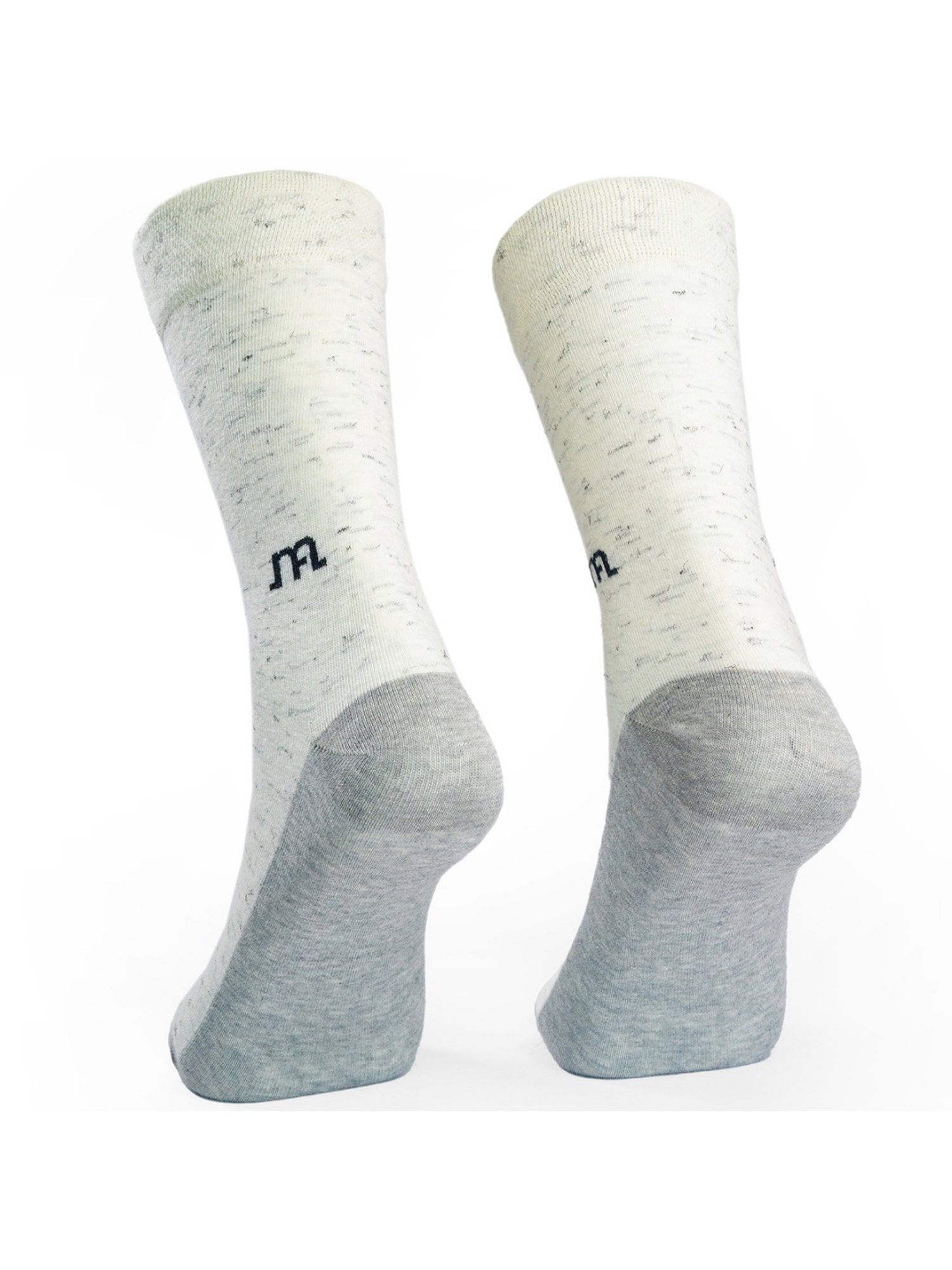 Man Arden White Color Block Socks