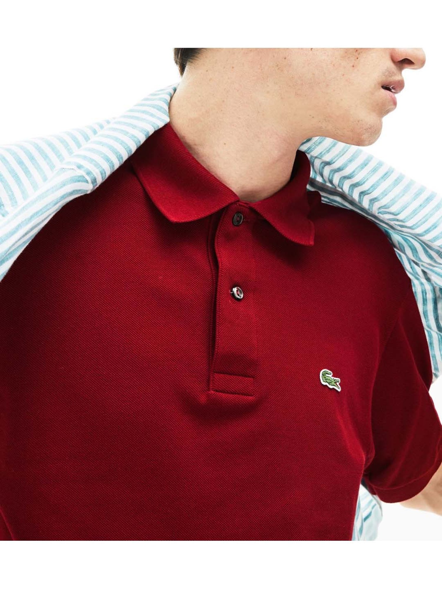Lacoste Bordeaux L.12.12 Classic Fit Polo T-Shirt