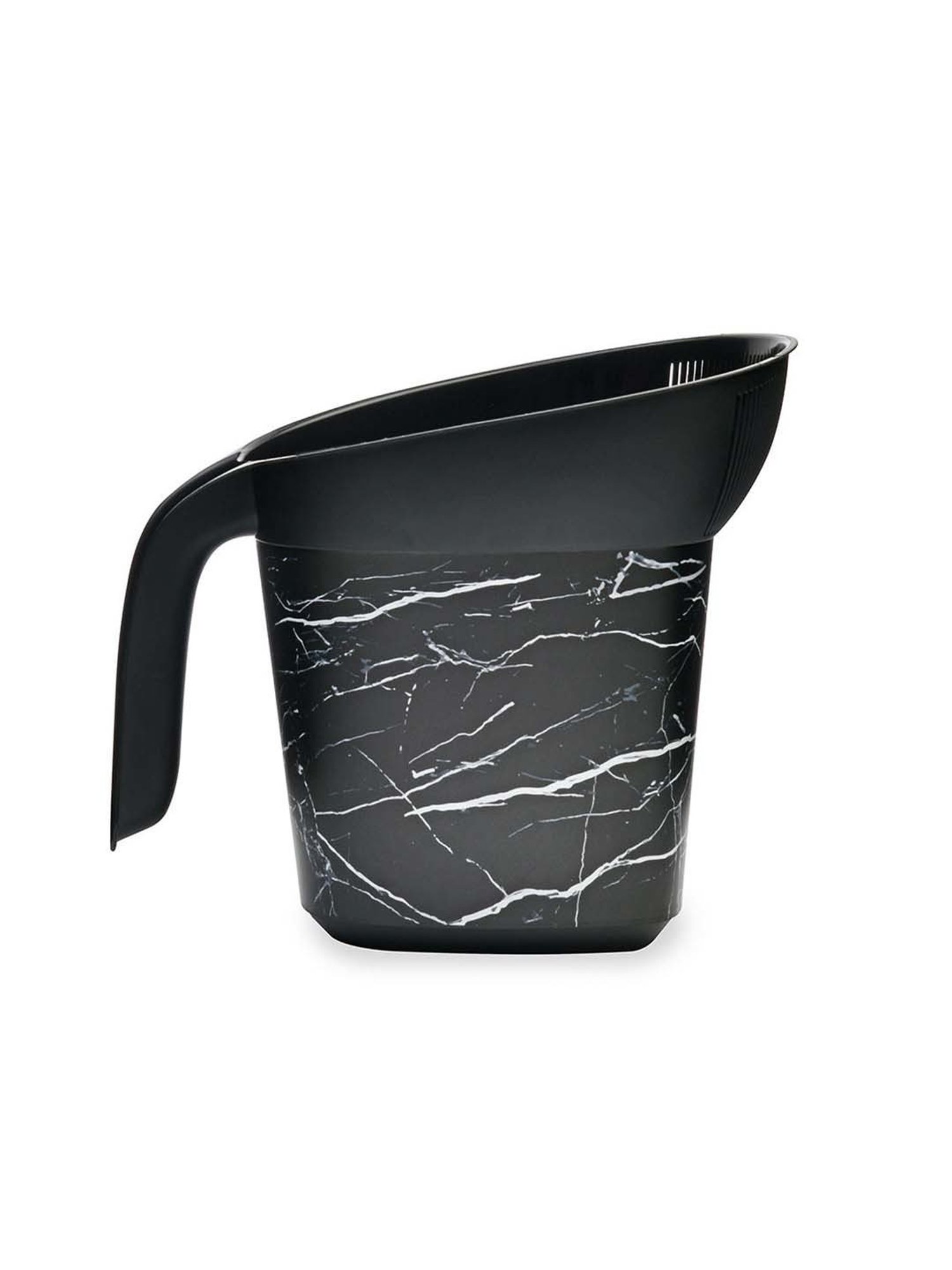 @home Nilkamal Black Polypropylene Multipurpose Rice Strainer