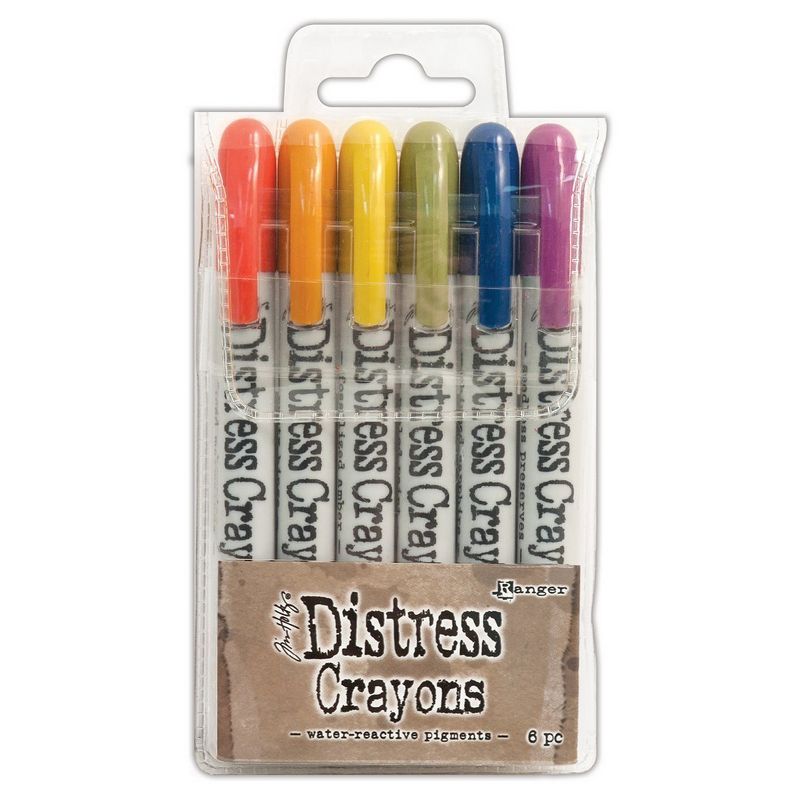 Tim Holtz Distress Crayon Set  #2 5.5"x3.4" 6ct
