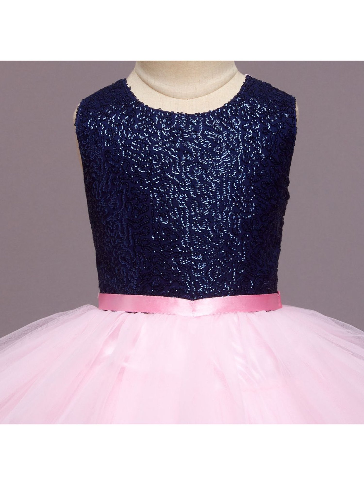 The Magic Wand Kids Pink Embellished Dress