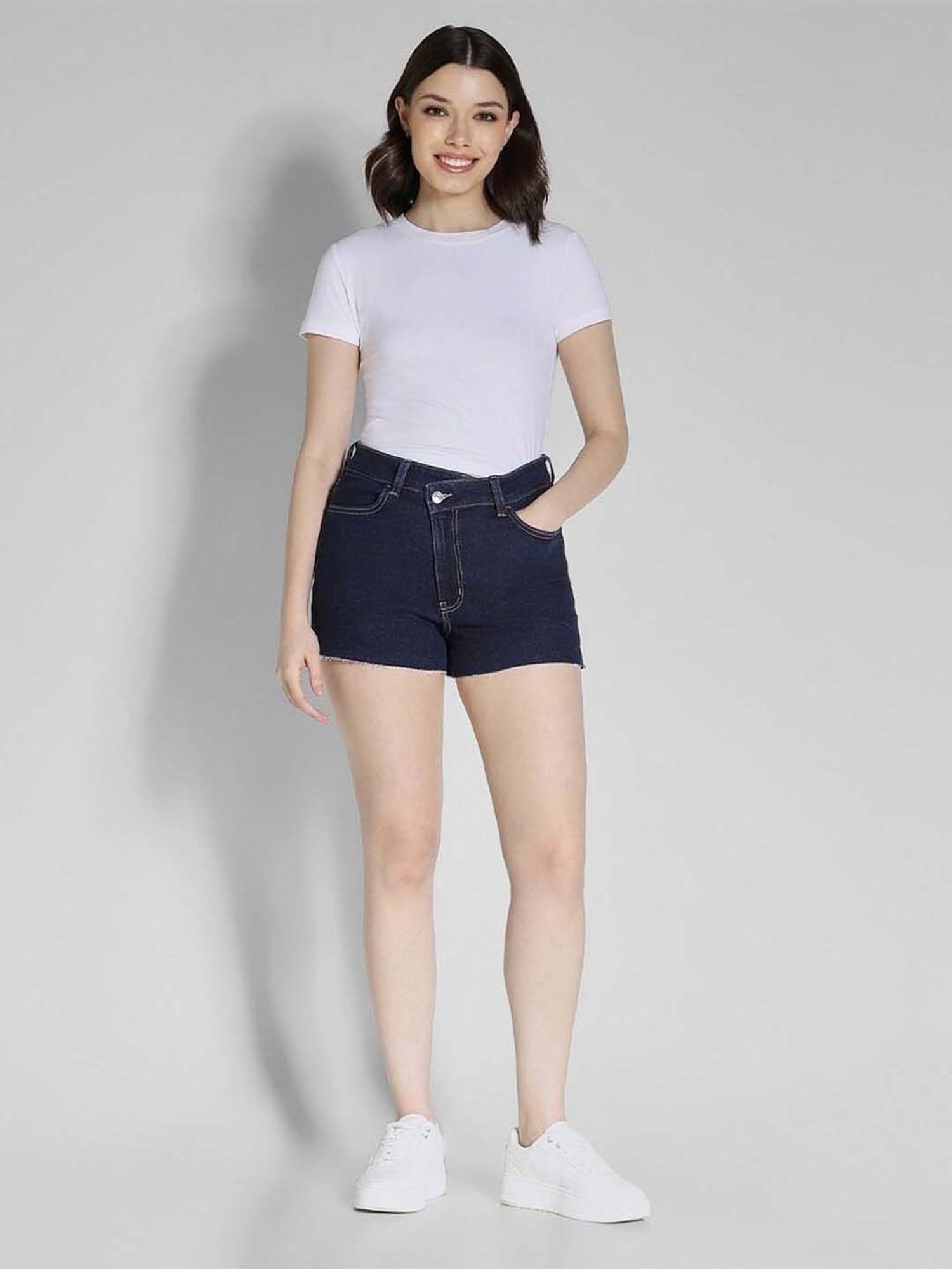 American Eagle Outfitters Navy Cotton Shorts