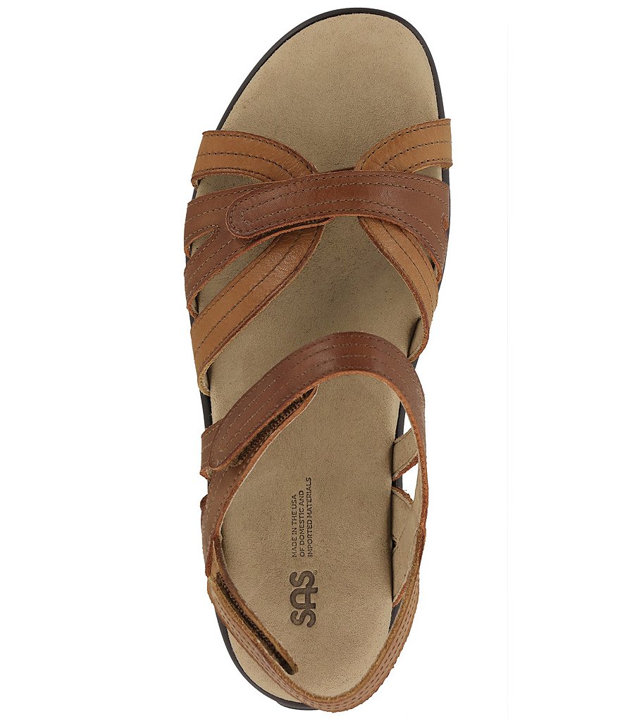 SAS Pier Leather Heel Strap Sandals