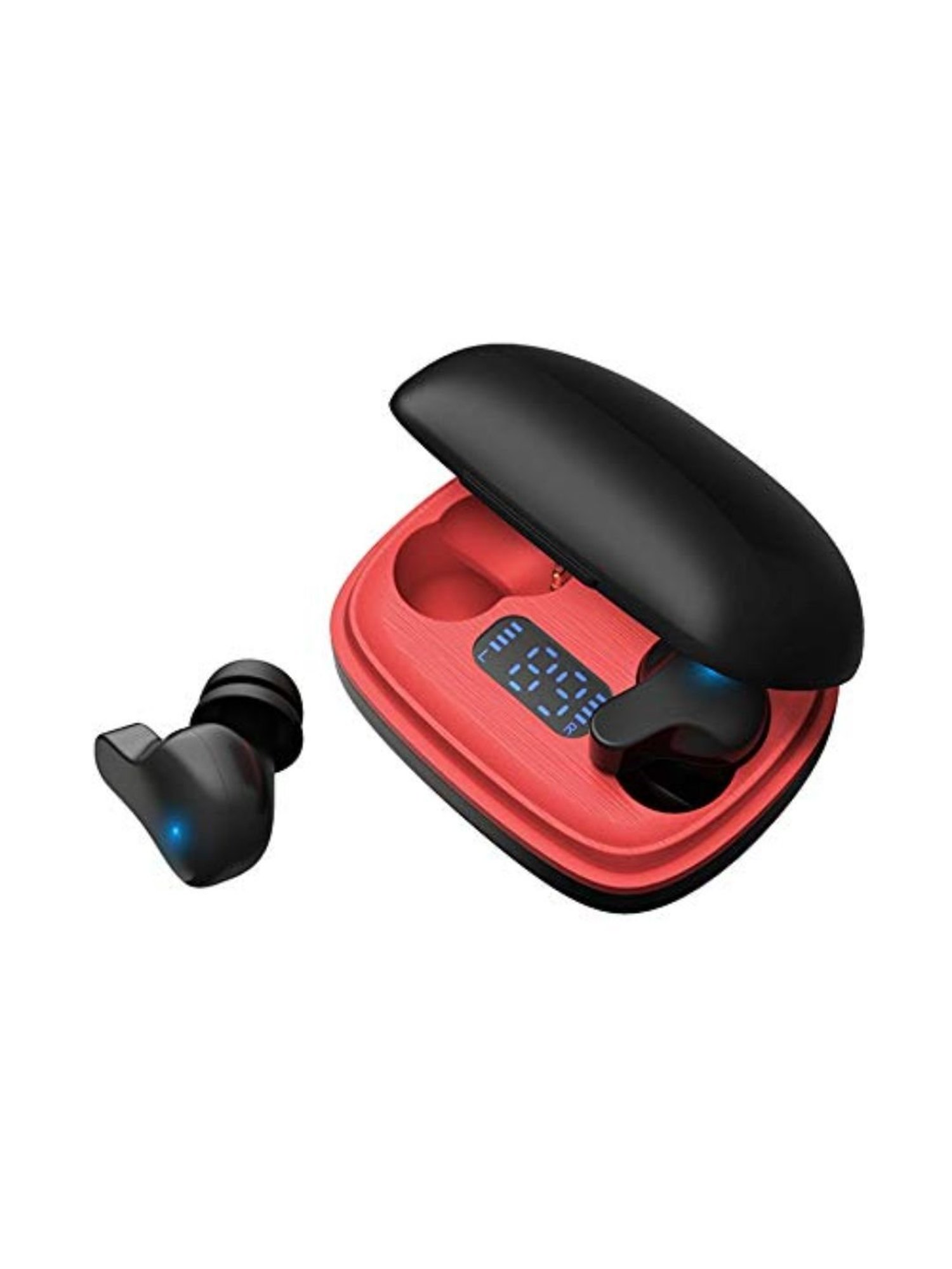 Eynk Airzip M1 True Wireless Tws, Bluetooth 5.0 (Black/Red)