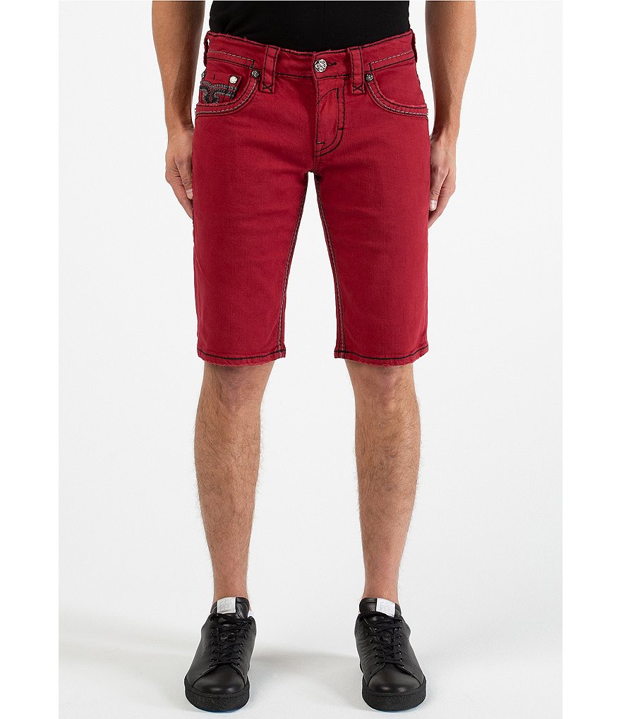 Rock Revival Rigid Tame Red H200 12#double; Inseam Shorts