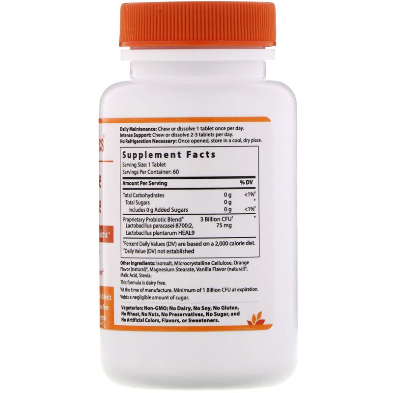 Hyperbiotics Immune Defense, Natural Orange, 3 Billion CFU, 60 Chewable Tablets, Probiotics