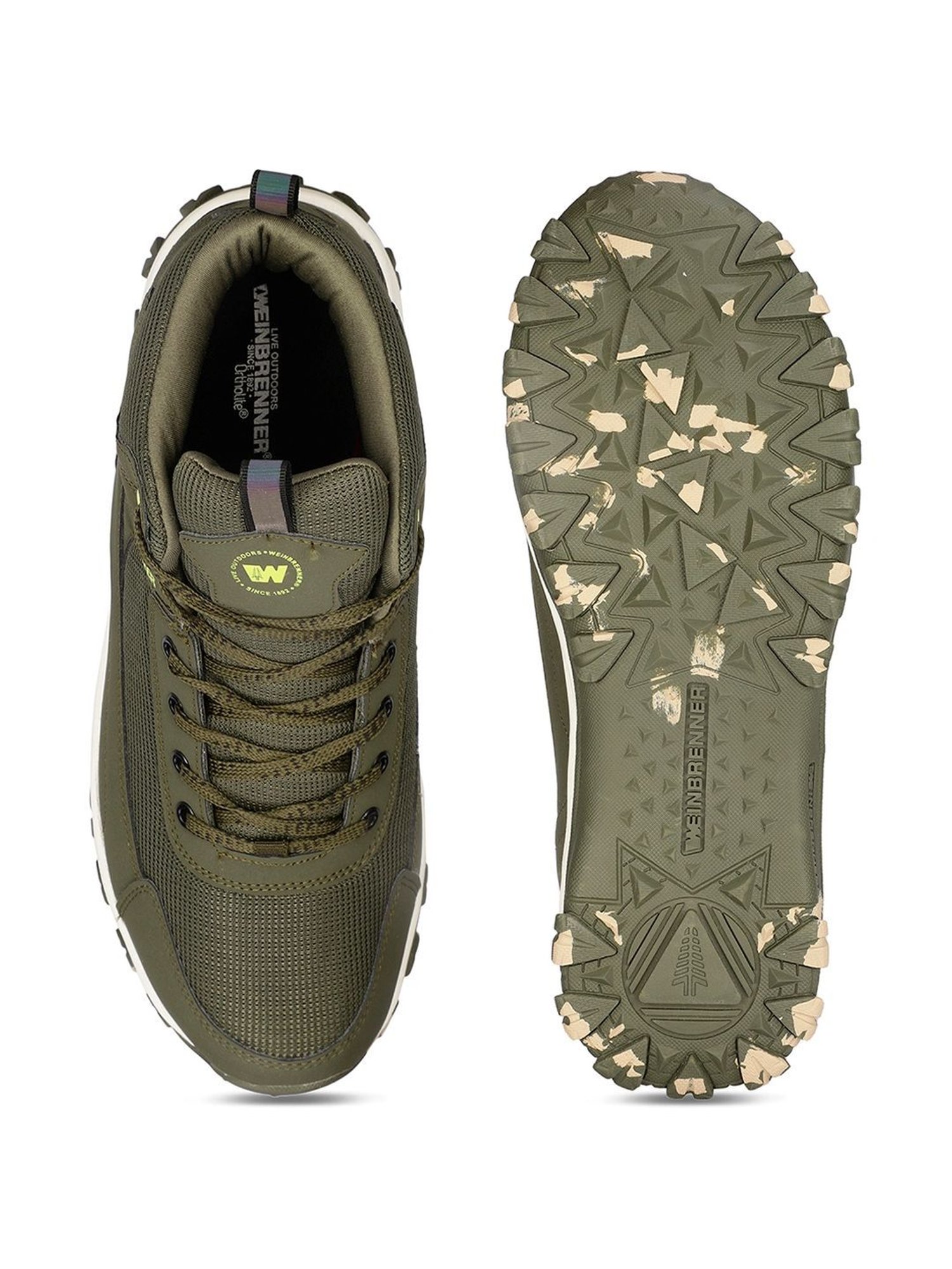 Weinbrenner by Bata Men's PACIFIC Green Outdoor Shoes