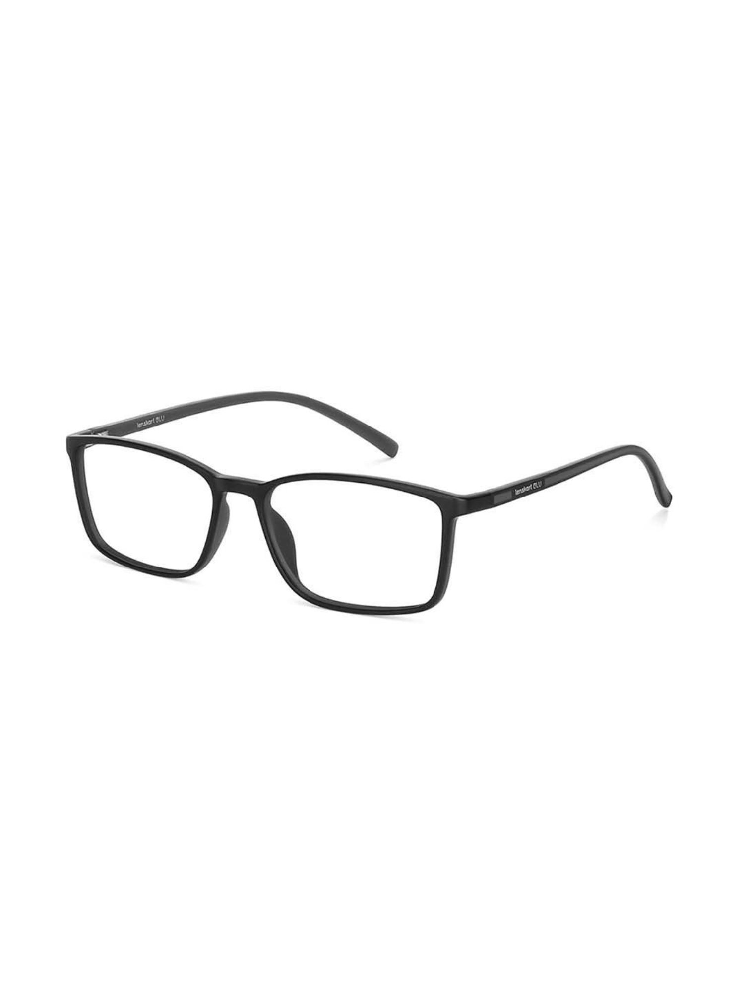 Lenskart Blu LB E13527 Grey Full Rim Rectangular Computer Glasses