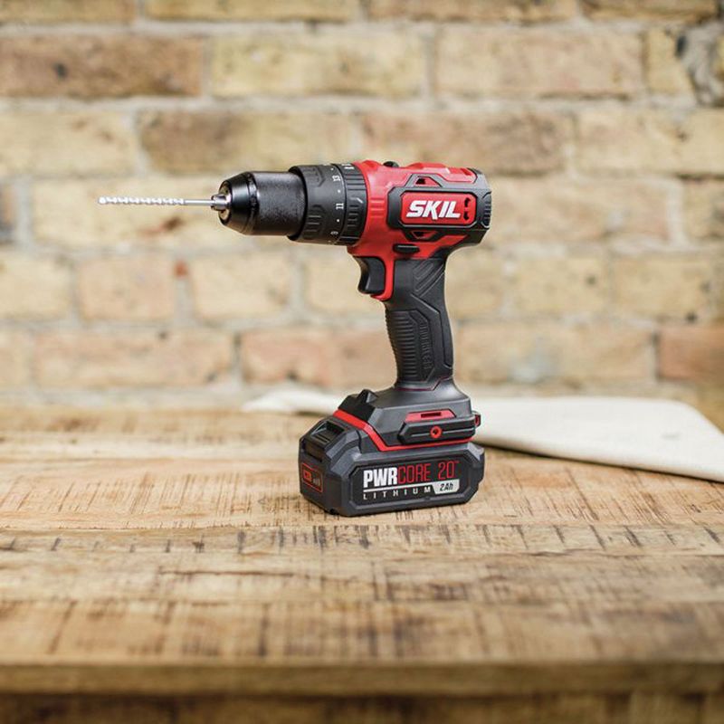 Skil HD529402 PWRCore 20 20V Brushless Lithium-Ion 1/2 in. Cordless Hammer Drill Kit (2 Ah)