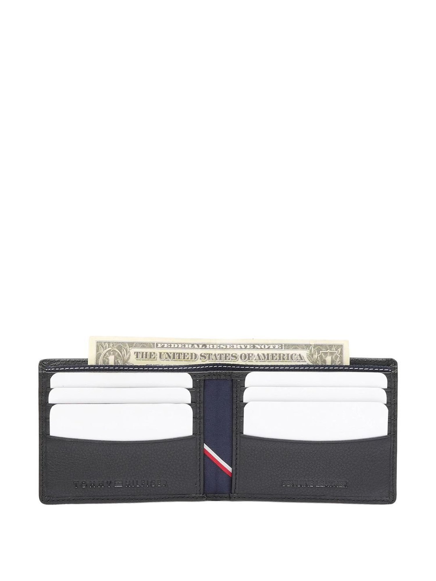 THE HOLISTIK Revival Black & Maroon Casual Leather Bi-Fold Wallet for Men