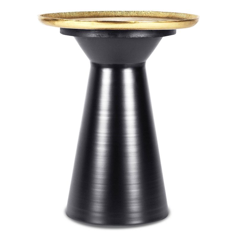 Malique Side Table Antique Brass - Poly & Bark