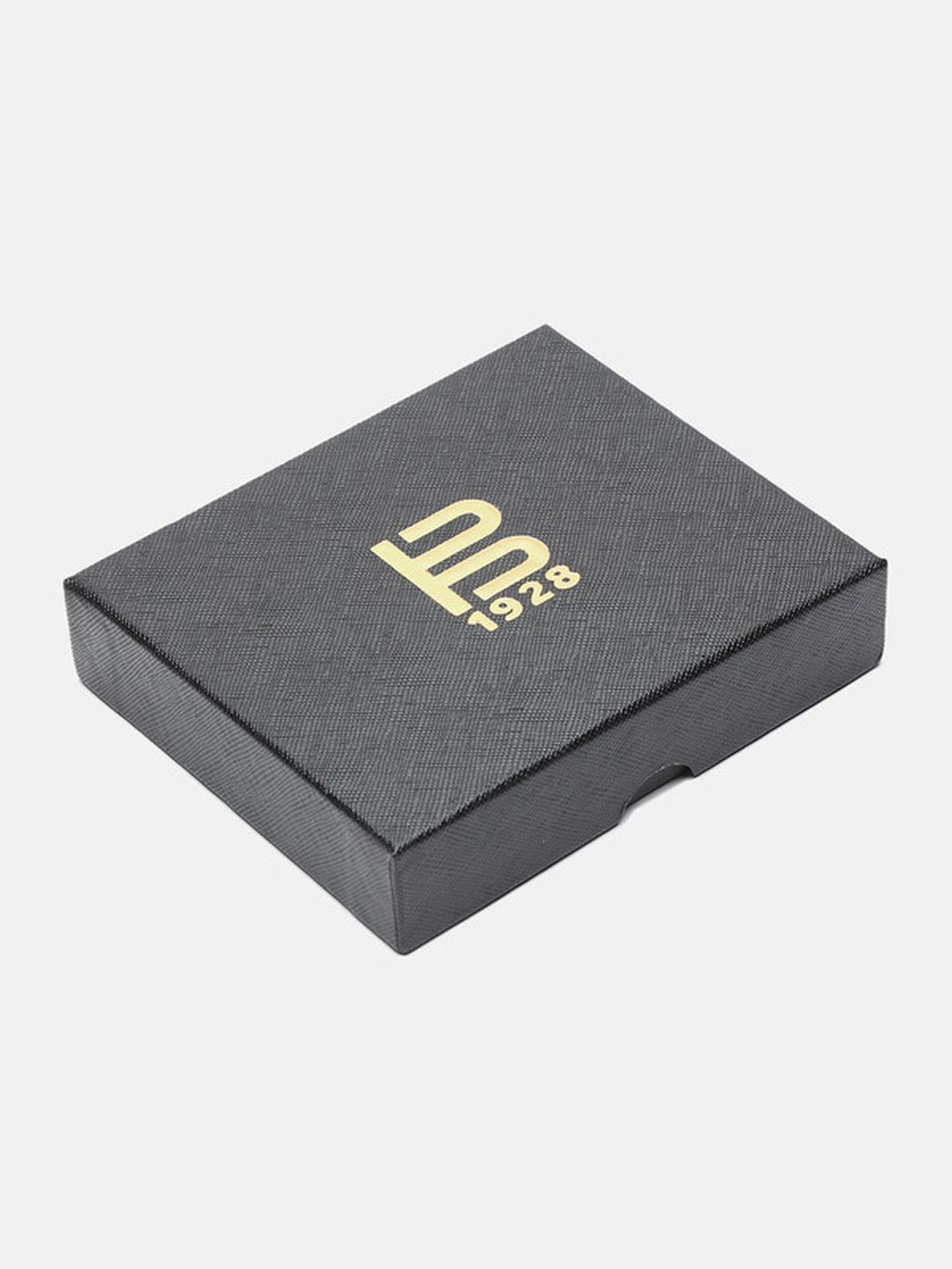 BAGATT Capua Brown & Blue Leather Bi-Fold Wallet for Men