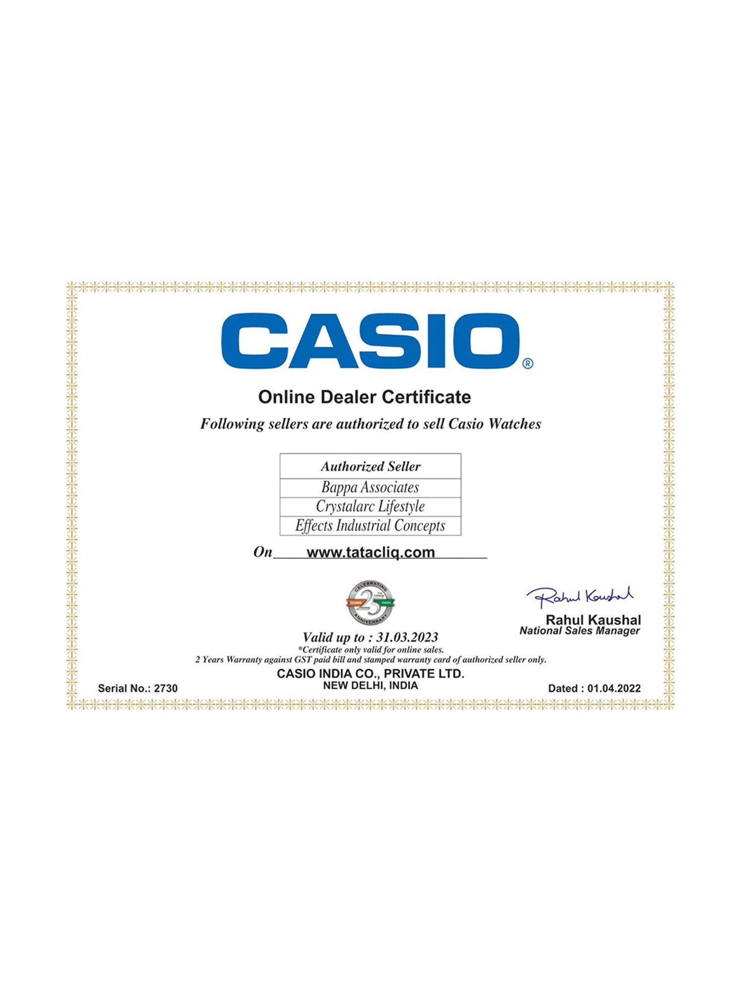 Casio MTP-VD200BL-5BUDF Enticer Analog Watch for Men (49 mm)