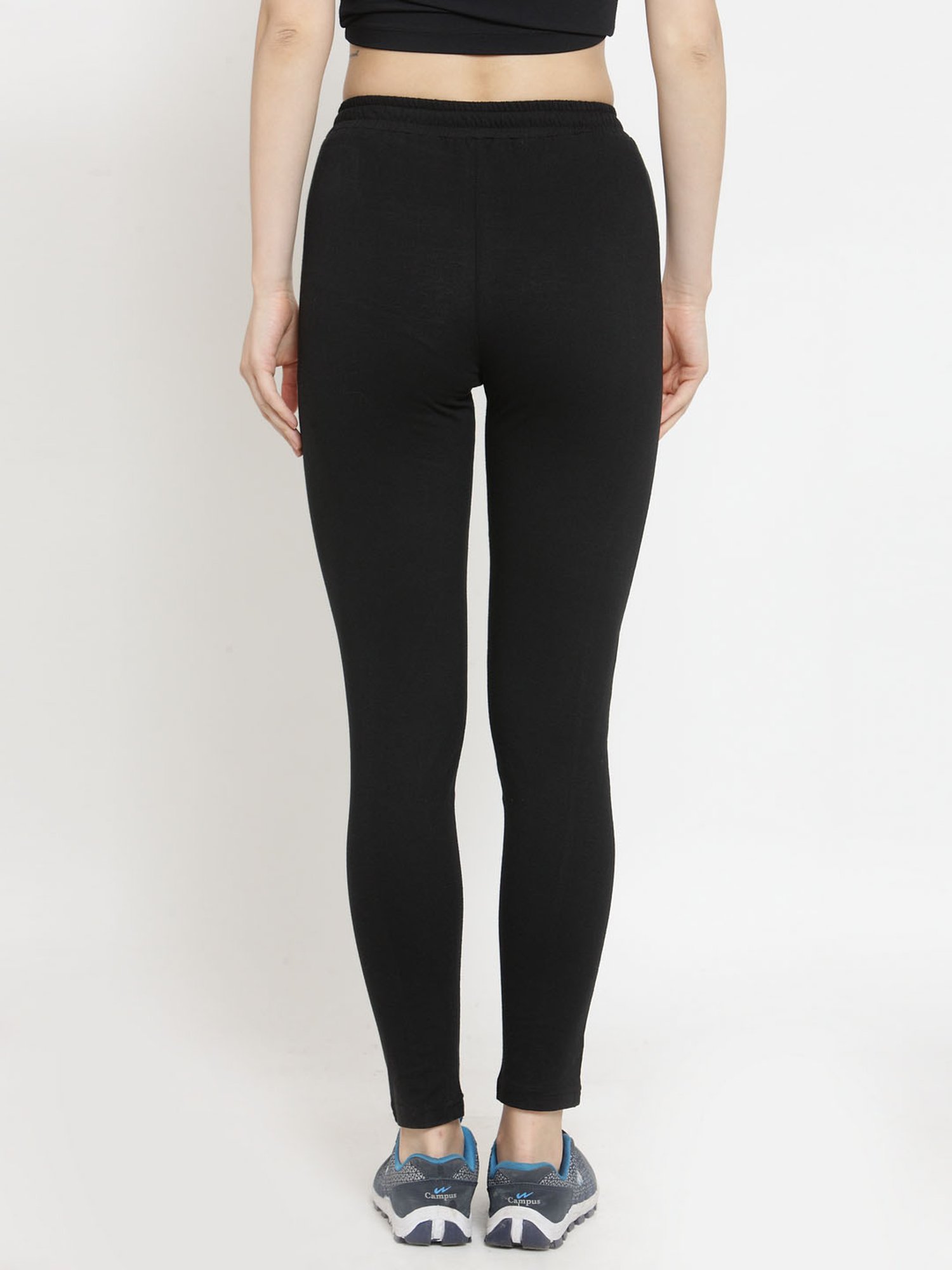 Boston Club Black & White Cotton Trackpants