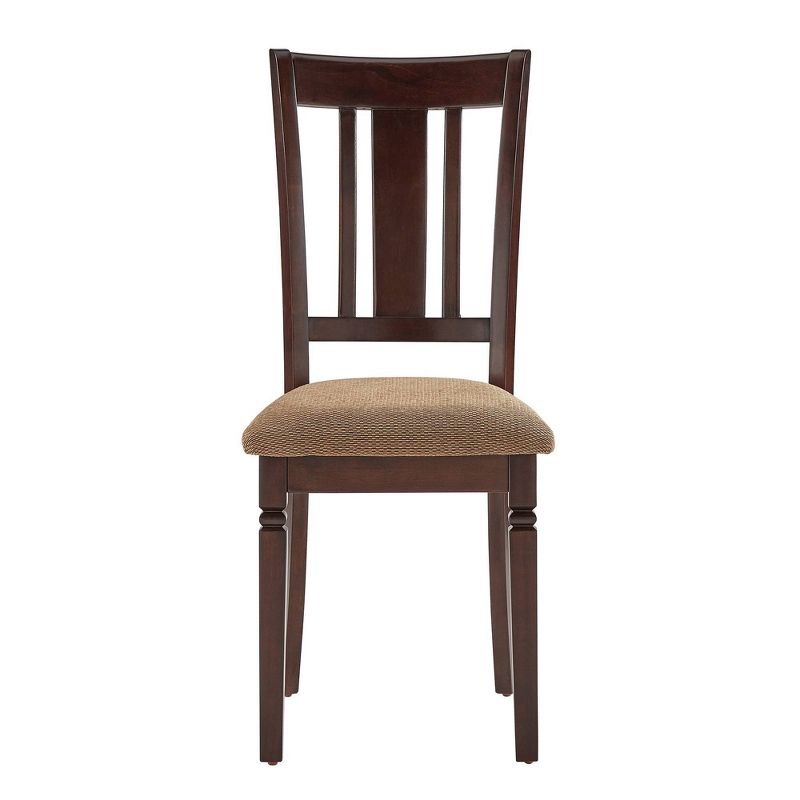 Set of 2 Haden Upholstered Dining Chairs Brown - Inspire Q