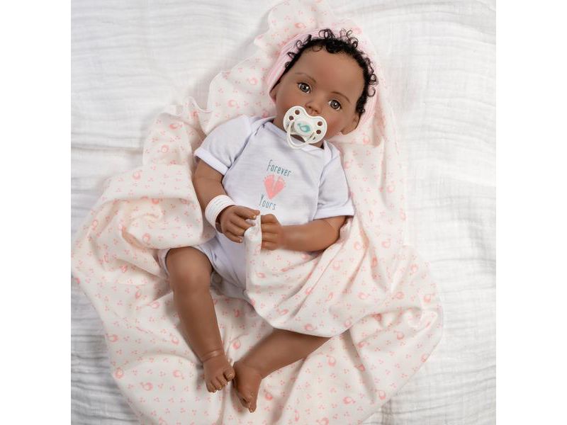 Paradise Galleries Realistic Newborn Doll - Forever Yours Beloved, 7-Piece Reborn Doll Gift Set with Magnetic Pacifier
