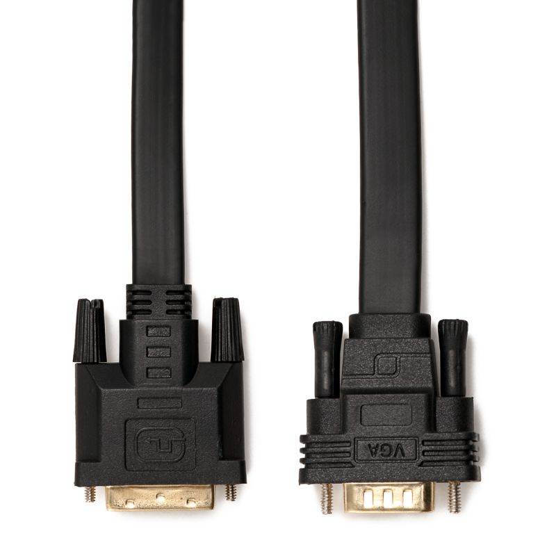 CableDeconn dvi-d vga cable adapter DVI-D 24 1 to VGA converter dvi-d to vga cable for Projector Monitor pc 2m