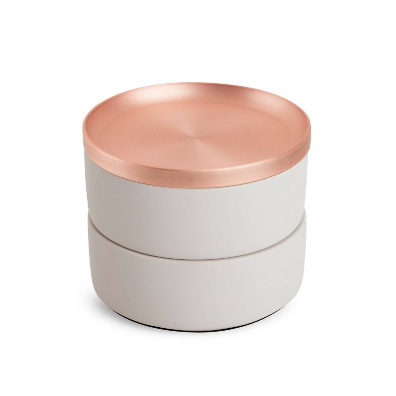 Tesora Jewelry Storage Box White/Pink - Umbra