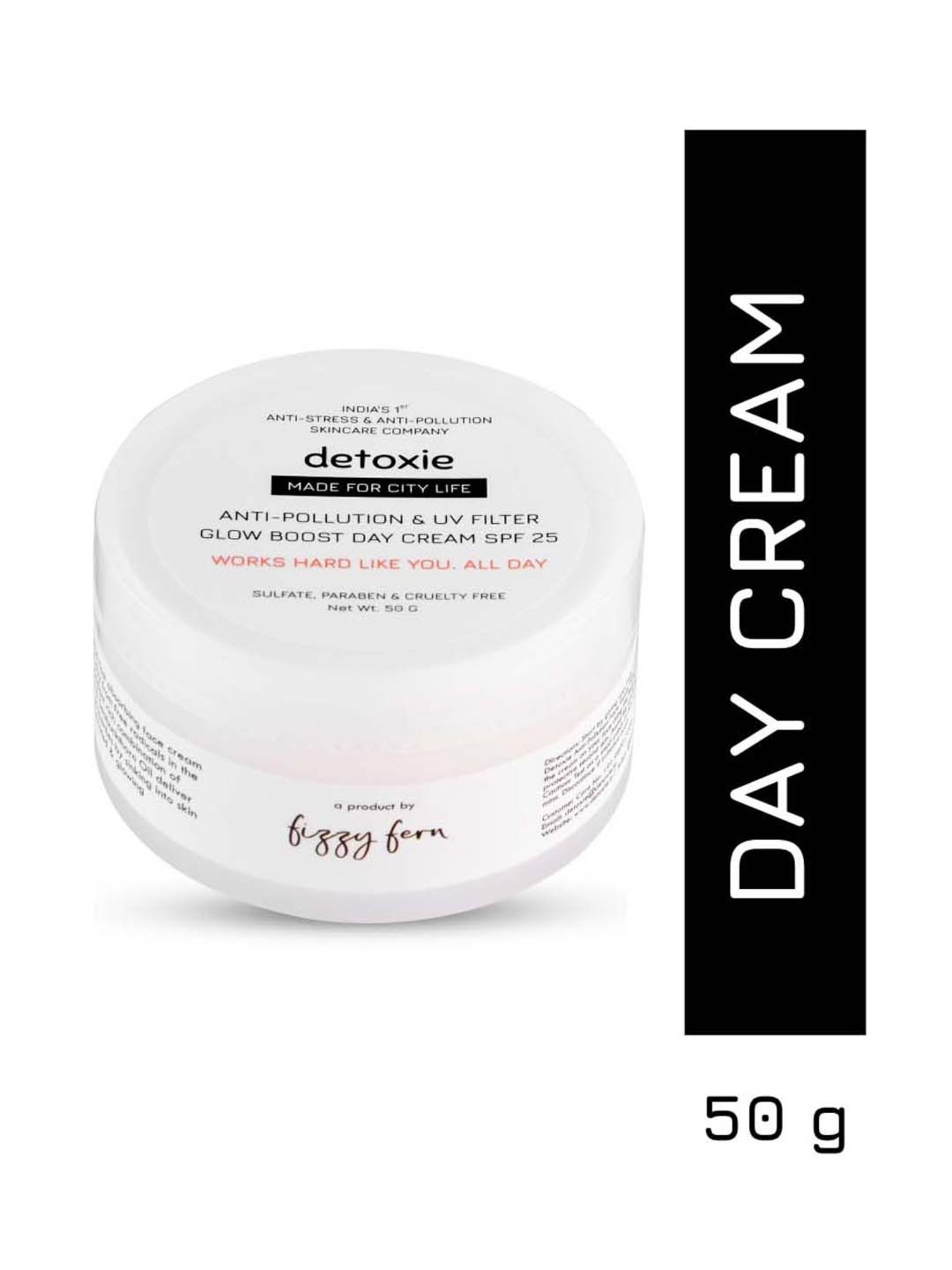 Detoxie Anti-Pollution & UV Filter Glow Boost Day Cream SPF 25 - 50 gm