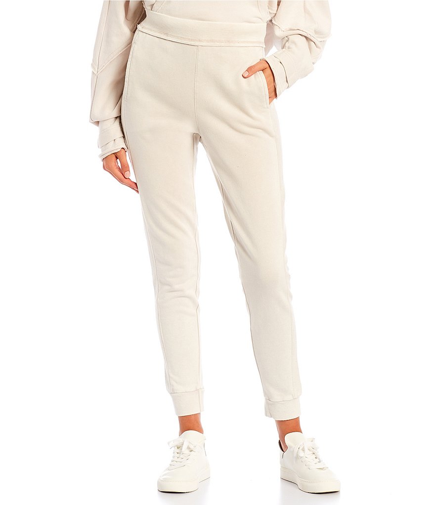 Angie High Rise Stripe Cargo Jogger Pants