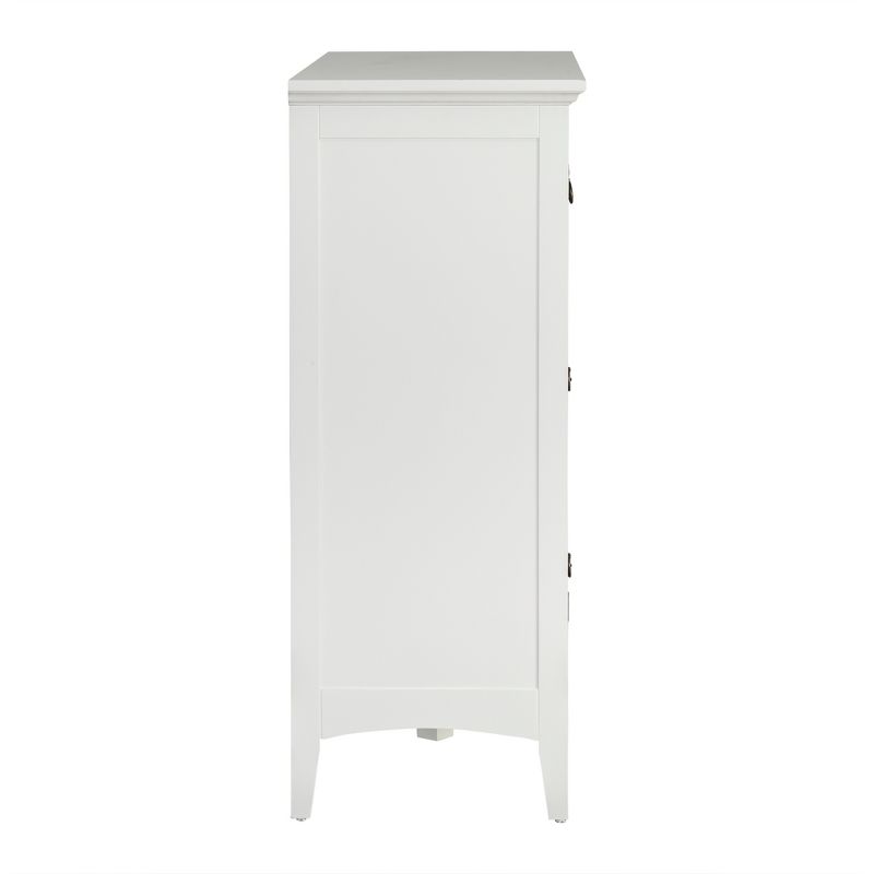 40" Durdle Accent Cabinet White - Elegant Home Fashions