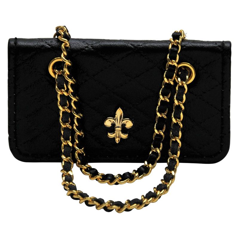 The Queen's Treasures 18 Inch Doll Clothes Accessories, Black Quilted Designer Quilted Handbag Purse