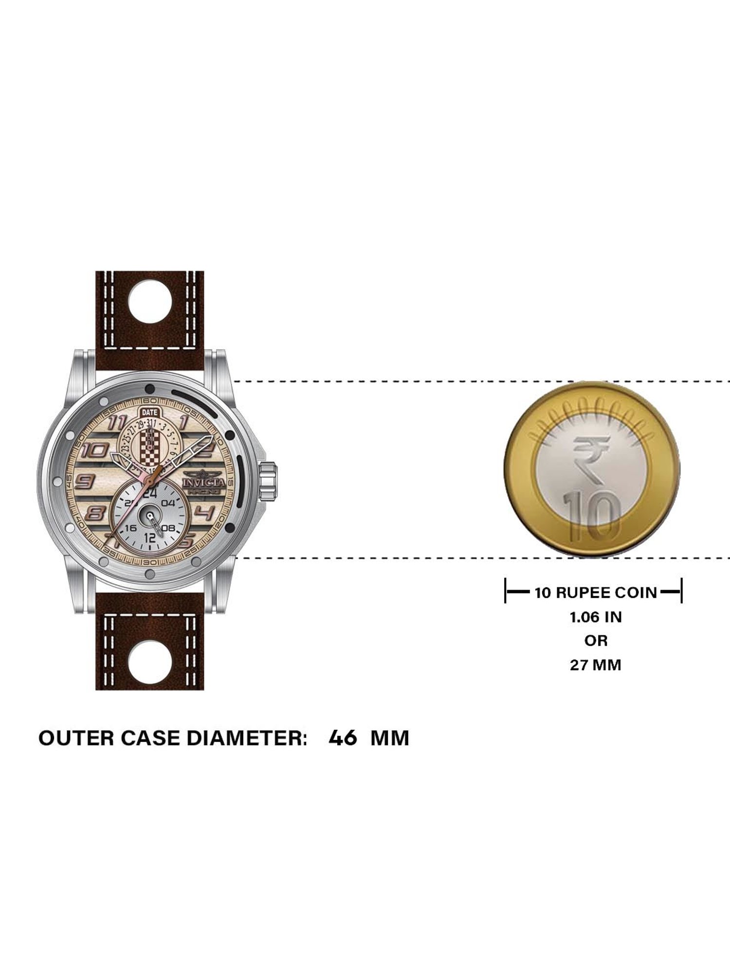 INVICTA 47538 Racing Analog Watch for Men