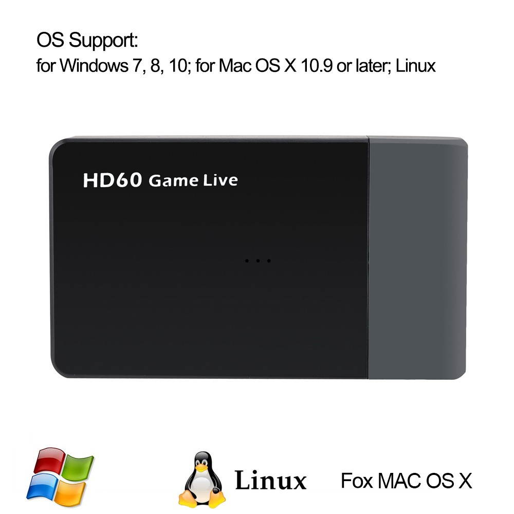 ezcap261M USB 3.0 HD Video Capture 4K 1080P Game Live Streaming Video Converter Support 4K Video Input HD IN OUT MIC IN for XBOX One PS4 WII U