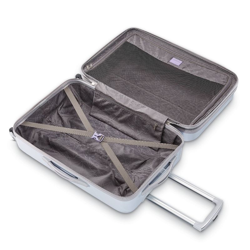 American Tourister 25'' Moonlight Hardside Spinner Suitcase - Iridescent White