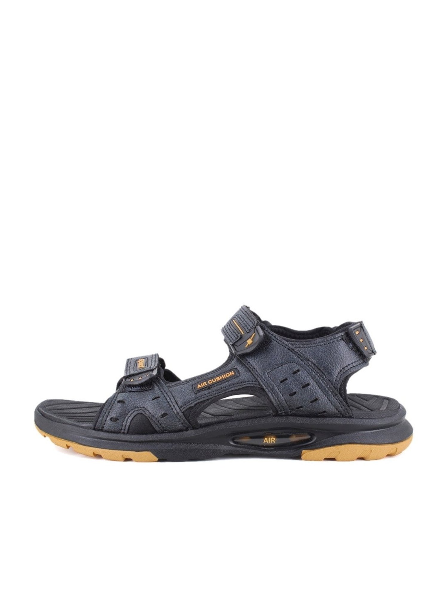 Sparx Men's Black Floater Sandals