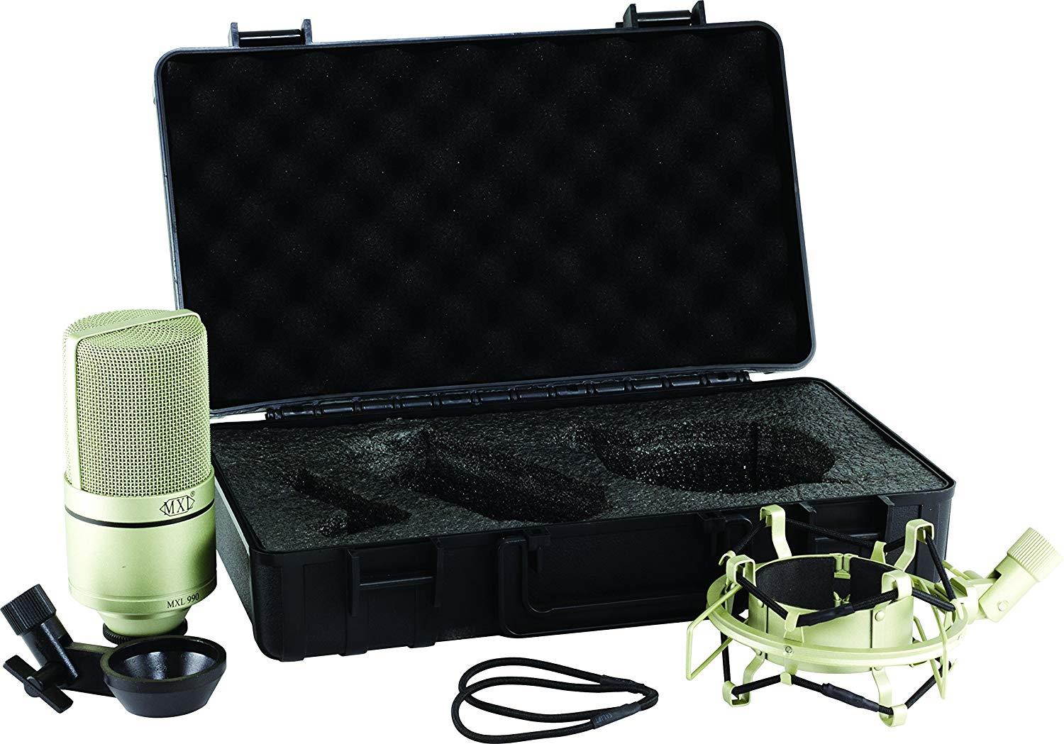 MXL 990 Condenser Microphone with Shockmount