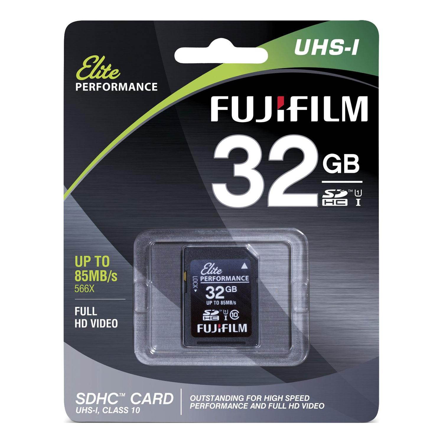 Fujifilm 32GB Class 10 UHS-1 SDHC Memory Card #600012523