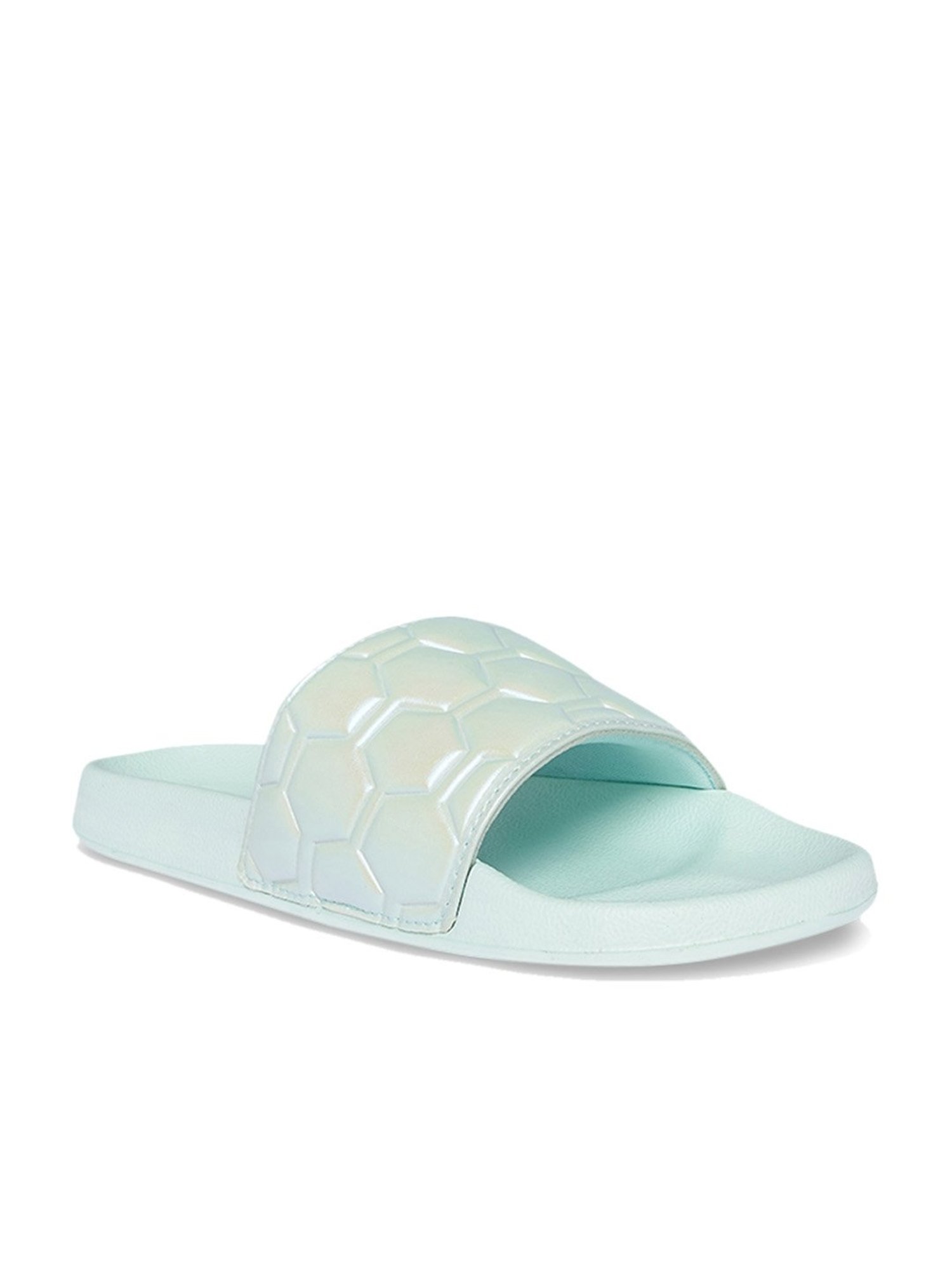 Forever Glam by Pantaloons Women's Blue Slides