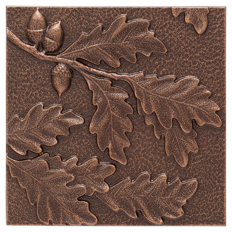 1" Oak Leaf Wall Décor - Antique Copper - Whitehall Products