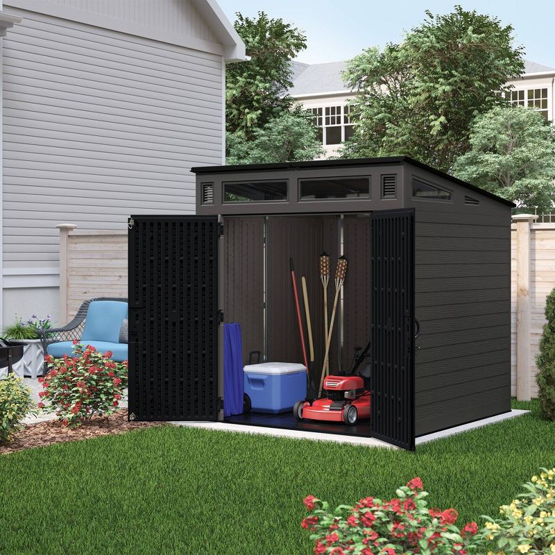 6'x 5.5' Everett Storage Shed Beige - Suncast