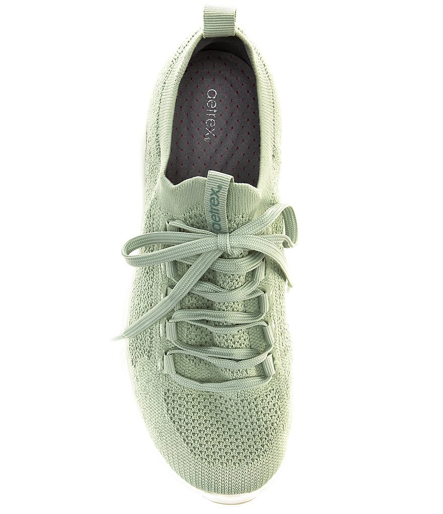 Aetrex Carly Knit Lace-Up Sneakers