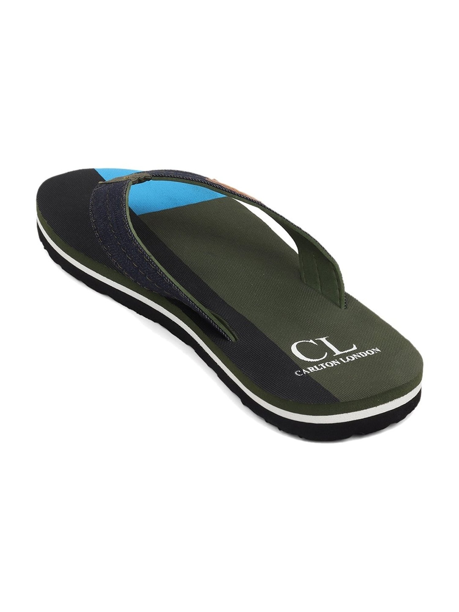 Carlton London Men's Navy Flip Flops