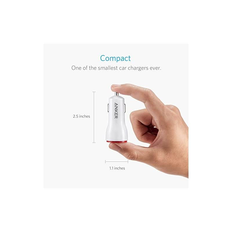 24W Dual USB Car Charger PowerDrive 2 for iPhone X 87 6s Plus iPad ProAir 2 Mini Note 54 LG Nexus HTC and More