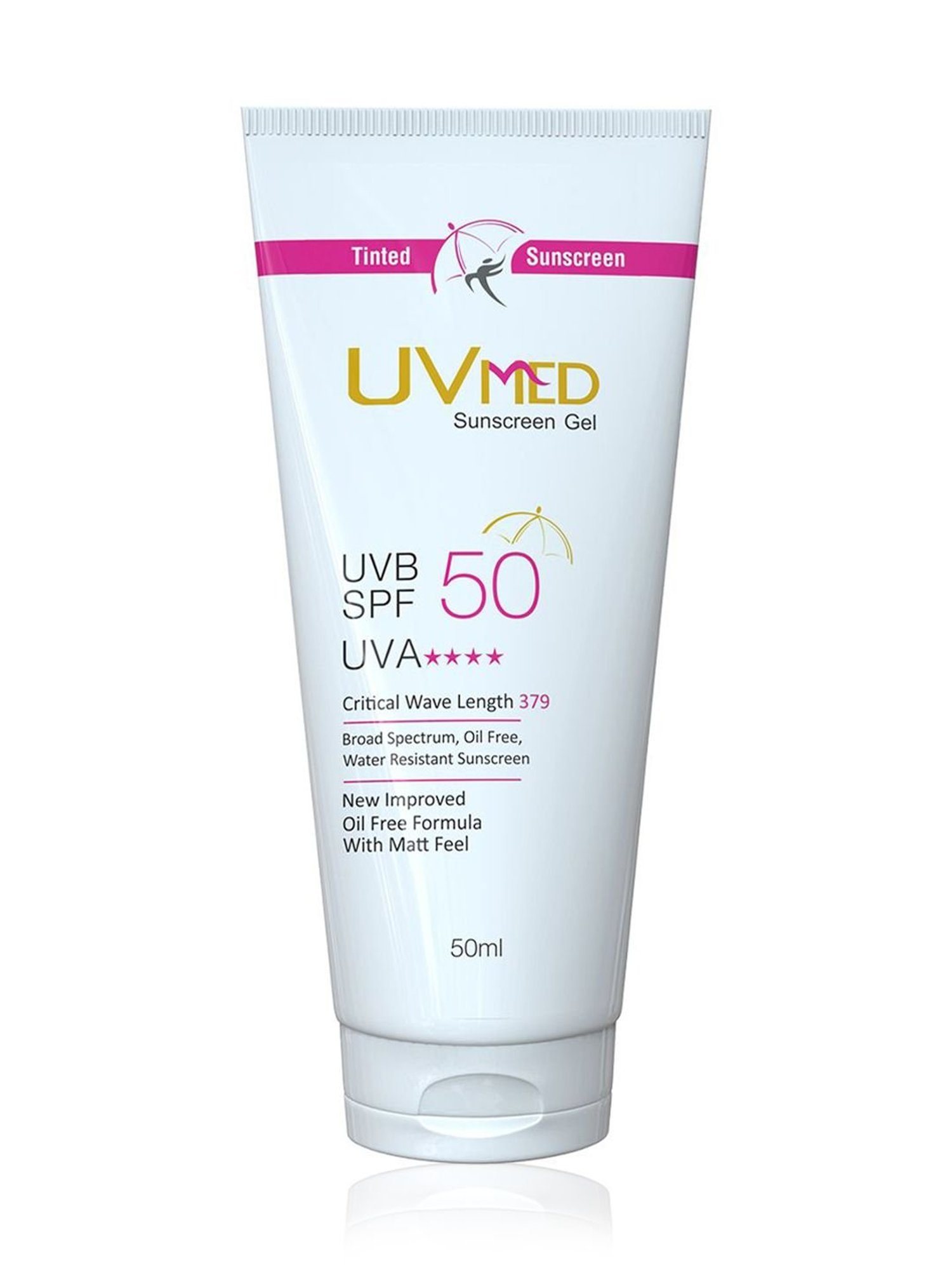Uvmed Tinted Sunscreen Cream - 50 ml