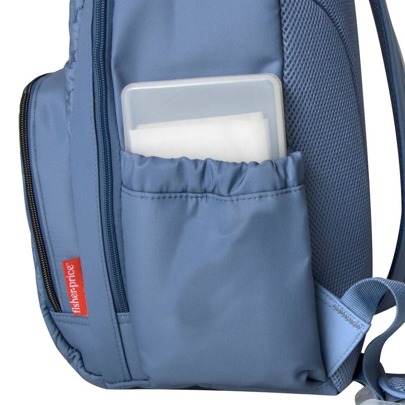 Fisher-Price Morgan Quilted Backpack - Slate Blue