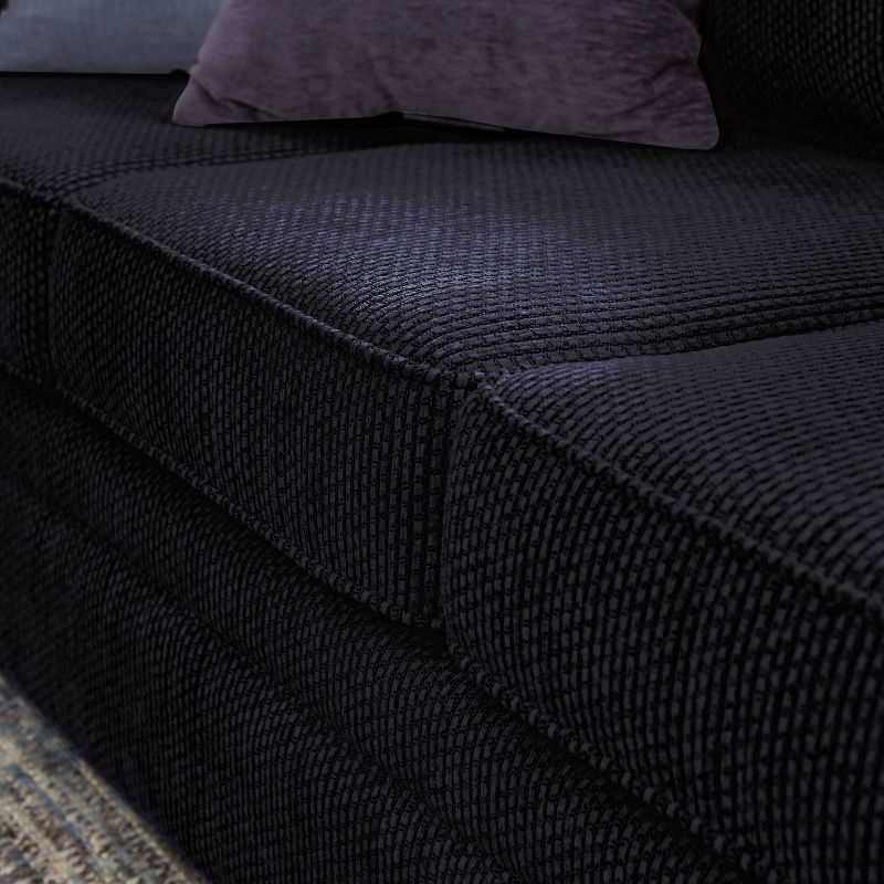 Clark Three Seat Sofa Dark Blue - True Seating