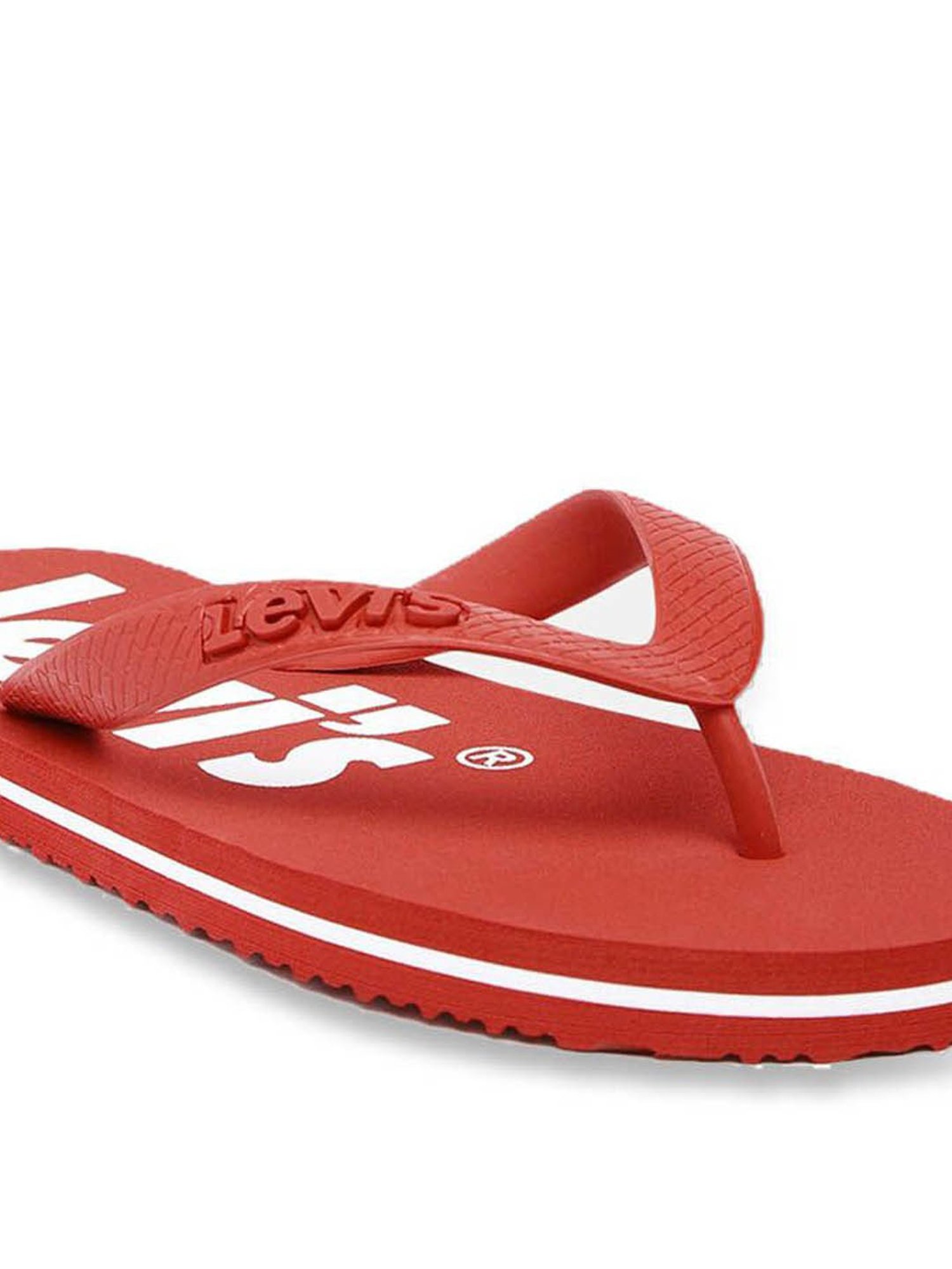 Levi's Men's Red Flip Flops