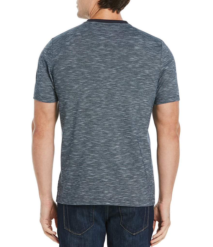 Perry Ellis Slub Textured Short-Sleeve Tee