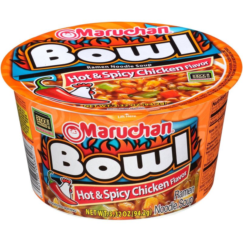 Maruchan Bowl Hot & Spicy Chicken - 3.32oz