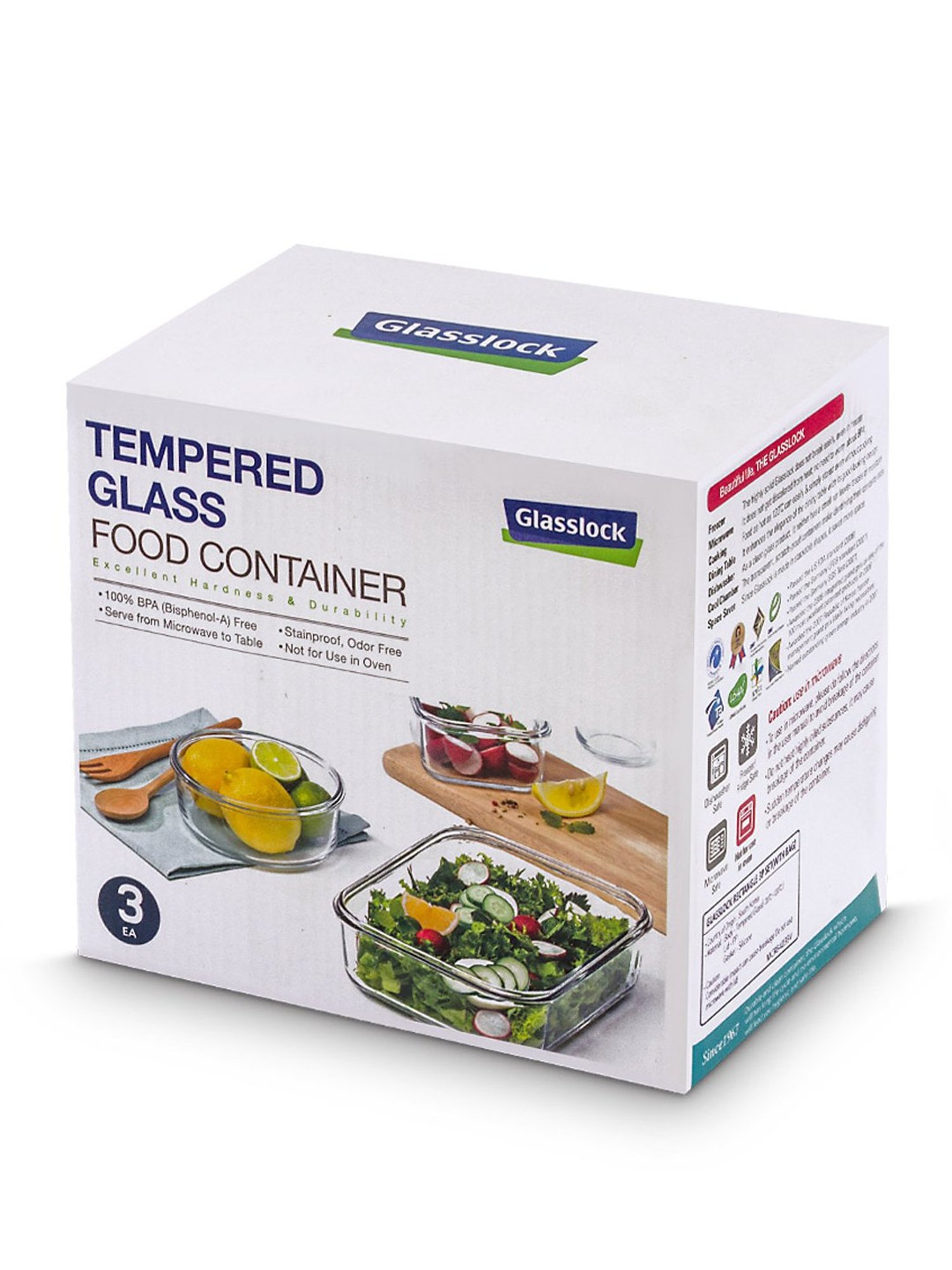 Borosilicate Glass Containers with Lids Microwave Safe Container for Glass Food Storage Containers