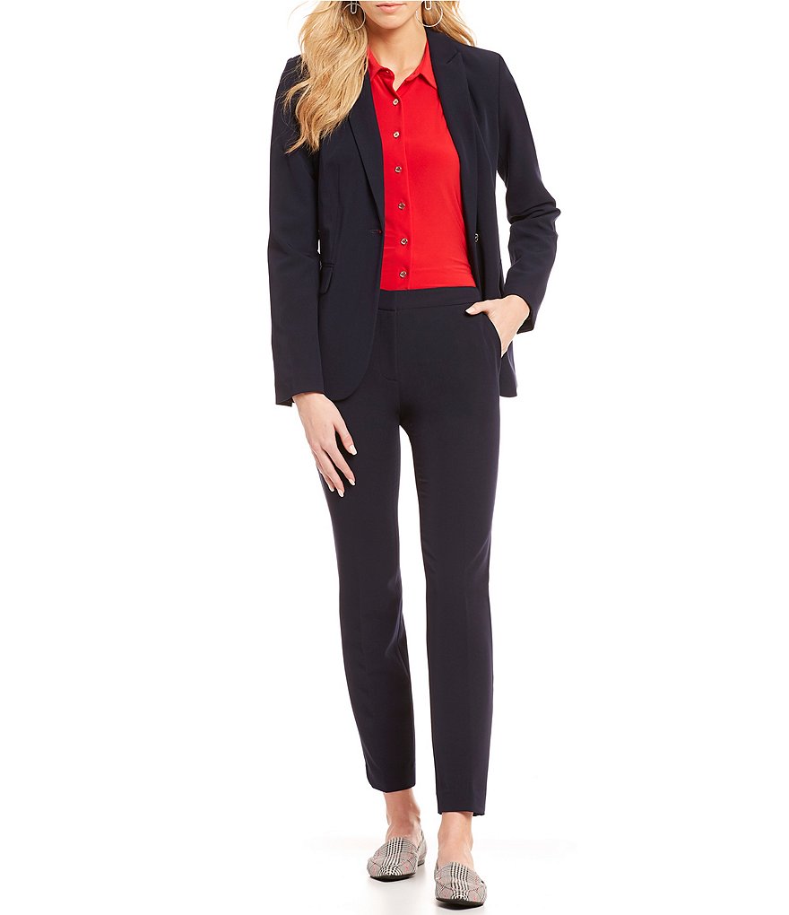 Tommy Hilfiger Peak Lapel One-Button Jacket