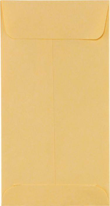 #5 1/2 Coin Envelopes (3 1/8 x 5 1/2) - 28lb. Manila Kraft (50 Qty.)